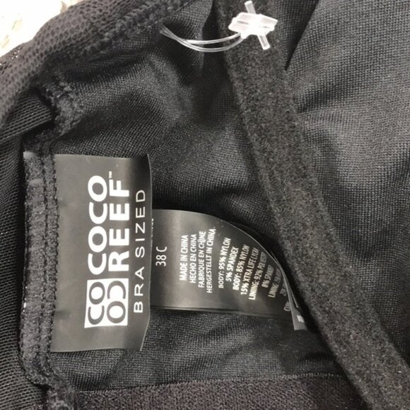 Coco Reef Classic Solid Mesh Layer Swim Top - Picture 7 of 7